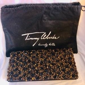Timmy Woods Beverly Hills Couture Stone Evening Holiday Bag LAST CALL 😲